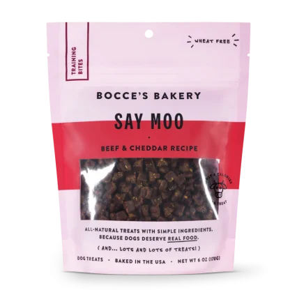 Bocce's Bakery Every Day Say Moooo Training Bites Treats
