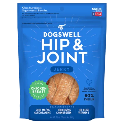 Dogswell Hip & Joint Jerky Treats, Chicken Breast